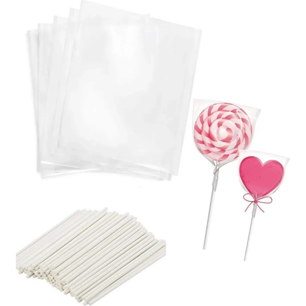 Adin Tasarım Lolipop Kek Cakepops Kurabiye Yapım Seti 200 Parça Kurabiye Çubuğu Kurabiye Cakepops Poşeti Giyim & İç Giyim Fiyatı