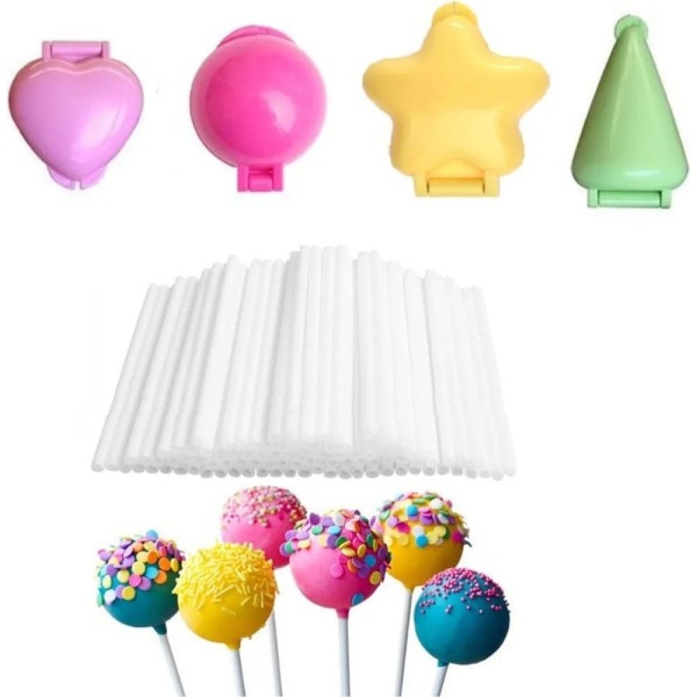 Adin Tasarım Lolipop Kek Cakepops Yapım Seti 104 Parça Muffin Pop Kek Cake Pops Çikolata Kalıbı Lolipop Çubuğu Kek Kalıpları Fiyatı