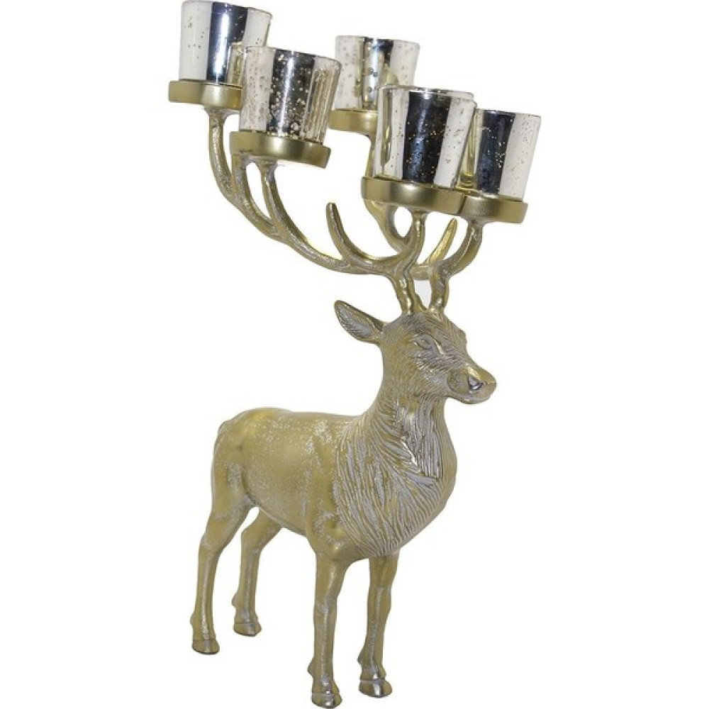 Adipa Ta Metal Geyik Şamdan 43 cm Biblo Dekoratif Hediyelik Biblo Fiyatı