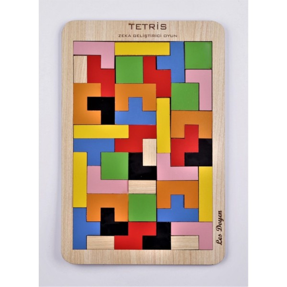 Adista Eğitici Ahşap Tetris Oyunu Bul Tak - Taba - Açık Kahverengi Eğitici Oyuncak Fiyatı