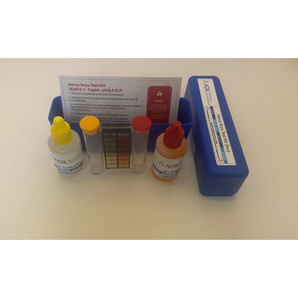 ADK Havuz Suyu Test Kiti Klor ve Ph Oto Boyaları Fiyatı