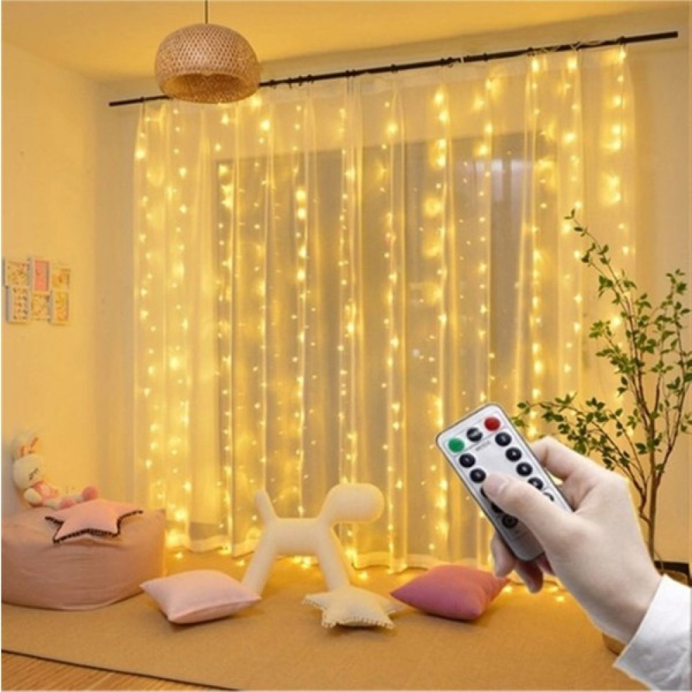 Adm Store 8 Modlu (2 mt x 2 mt ) Perde LED 10 Sarkıtlı USB Li 2 Metre Kumandalı Peri LED Led Aydınlatmalar Fiyatı