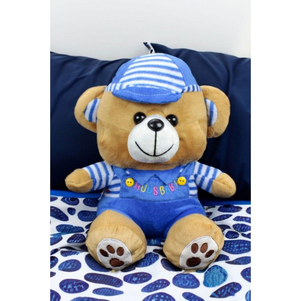 Adm Store Hugs Baby Ayıcık Peluş Büyük Boy 38 cm Mavi Elbiseli Peluş Ayıcık Peluş Büyük Boy 38 cm Peluş Oyuncaklar Fiyatı