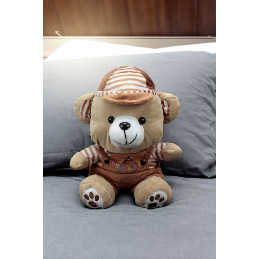Adm Store Hugs Baby Kahverengi Elbiseli Peluş Ayıcık 38 cm Sevimli Hugs Baby Kahverengi Elbiseli Peluş Ayıcık 38 cm Peluş Oyuncaklar Fiyatı