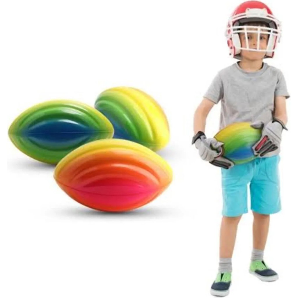 Admay Büyük Boy Amerikan Stres Topu Amerikan Futbol Topu ( Gökkuşağı Renk ) 18 cm Evcil Hayvan Ürünleri Fiyatı