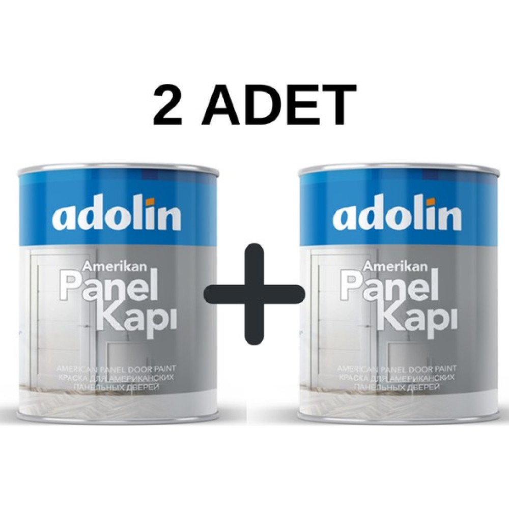 Adolin 2'li Adolin Amerikan Panel Kapı Boyası Beyaz 3 kg * 2 Adet Avantajlı Paket - 3Kg + 3Kg - 010 - Beyaz İç Cephe Duvar Boyası Fiyatı