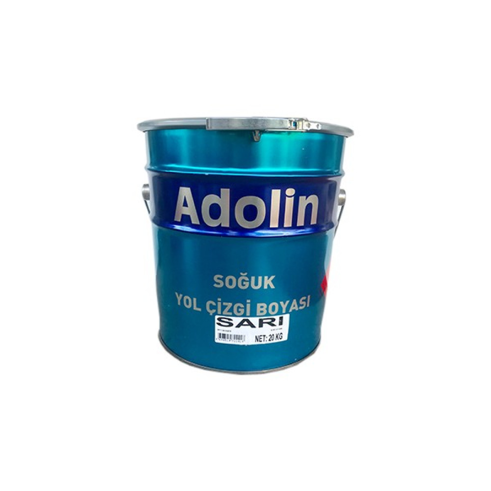 Adolin Soğuk Yol Çizgi Boyası Sarı 20 kg Boyalar & Boyacı Aletleri Fiyatı
