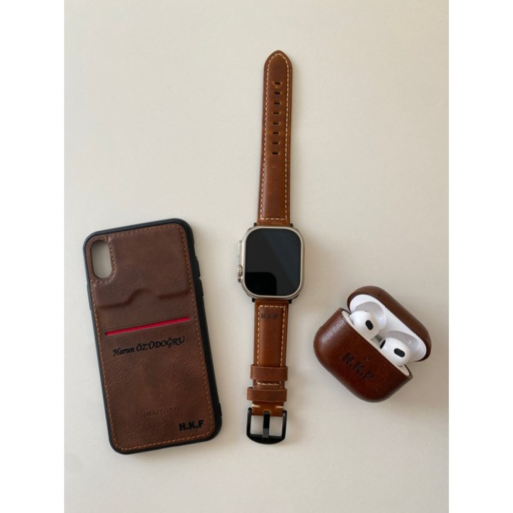 Adom Case iPhone 14 Pro - Kişiye Isme Özel Set - Telefon Kılıfı - Apple Watch Kordon - Airpods 3. Nesil Kılıf Cep Telefonu Kılıfı Fiyatı