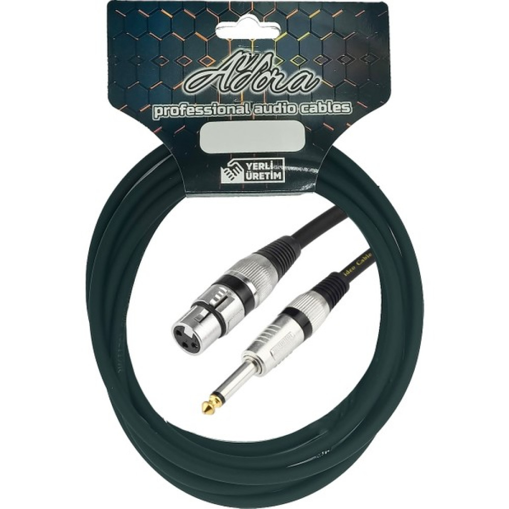 Adora 3 Metre Xlr Kablo Xlr Dişi - Female + 6.3mm Çivi Jak Müzik Aleti Aksesuarları Fiyatı