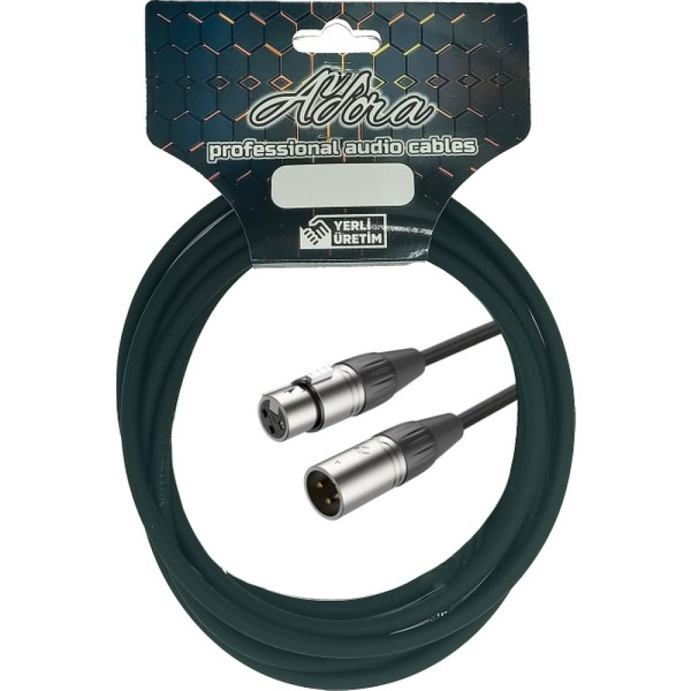 Adora 3 Metre Xlr Kablo Xlr Erkek - Male + Xlr Dişi - Female Müzik Aleti Aksesuarları Fiyatı