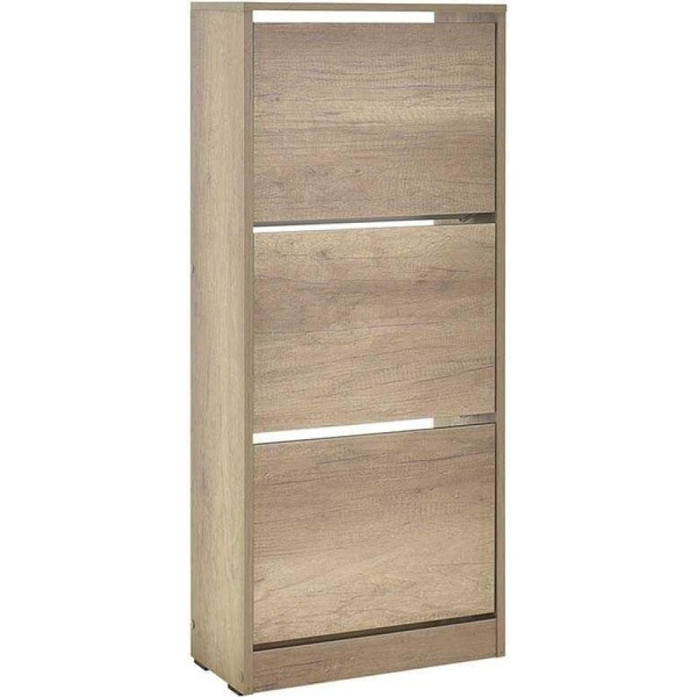 Adore Flat Duo Üç Katlı Ayakkabılık Dolabı - Tori - Kahverengi Ayakkabılık Fiyatı