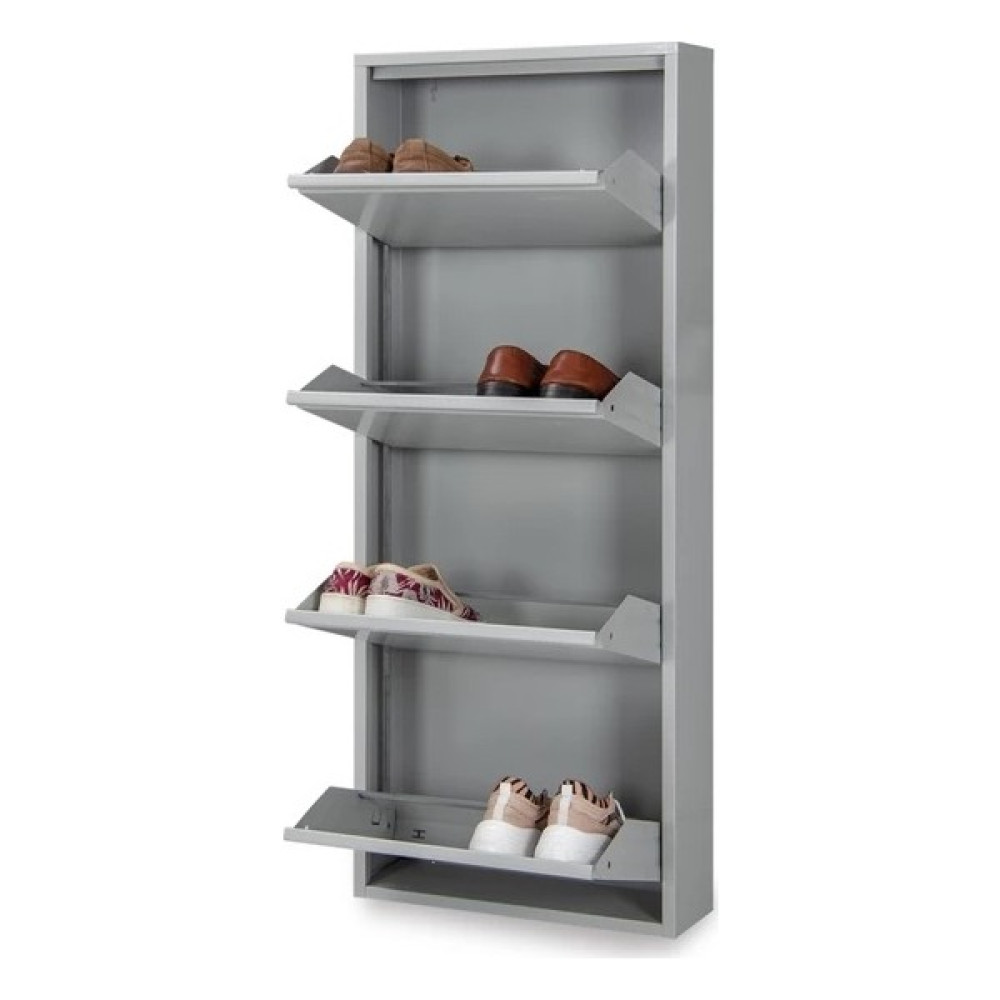 Adore Kaser Metal 4'lü Gri Ayakkabılık Ayakkabılık Fiyatı