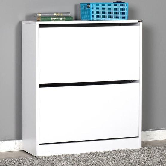 Adore Mobilya Flat Duo İki Katlı Geniş Ayakkabılık Dolabı