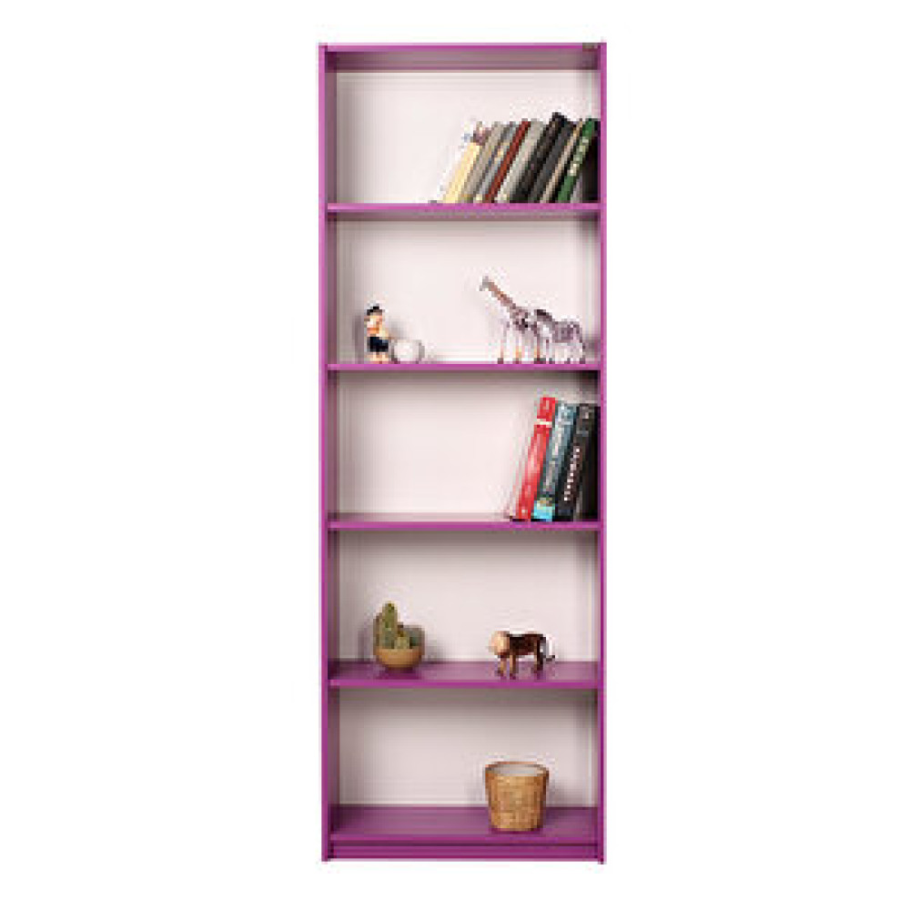 Adore Mobilya Modern 5 Raflı Kitaplık Mor Kitaplık Fiyatı