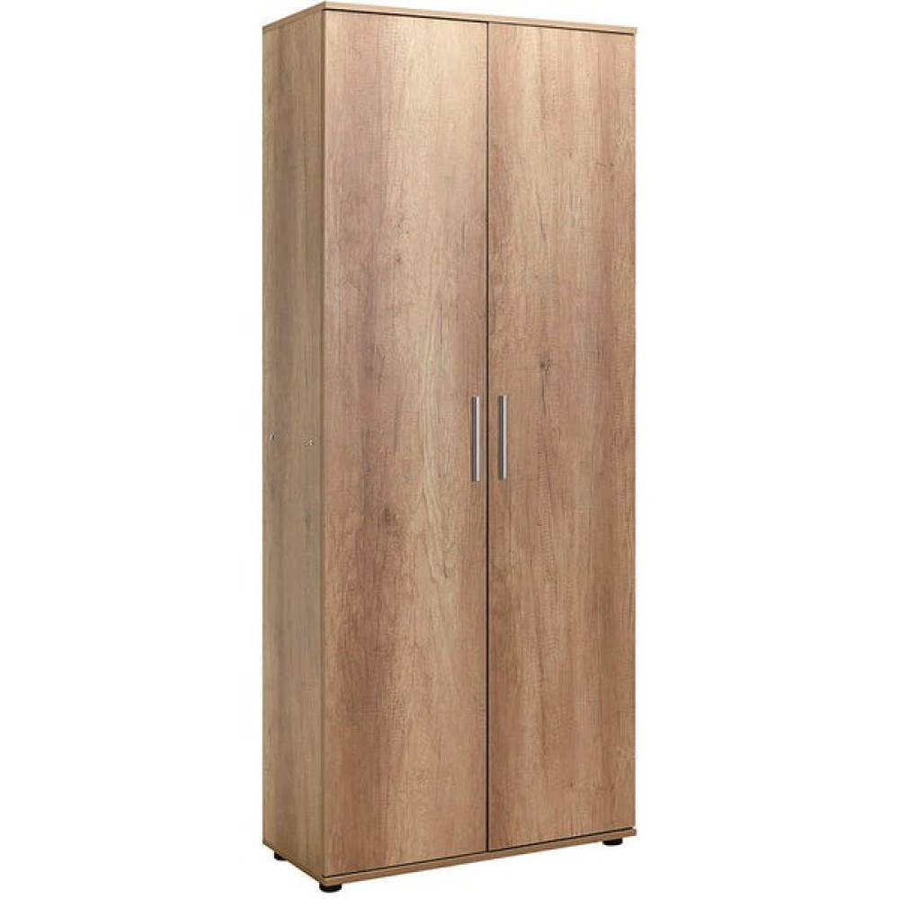 adore mobilya Porto 10 Raflı Kapaklı Geniş Ayakkabılık-Açık Ceviz(Tori) 76X187X36 cm (Gxyxd) - Ceviz Ayakkabılık Fiyatı