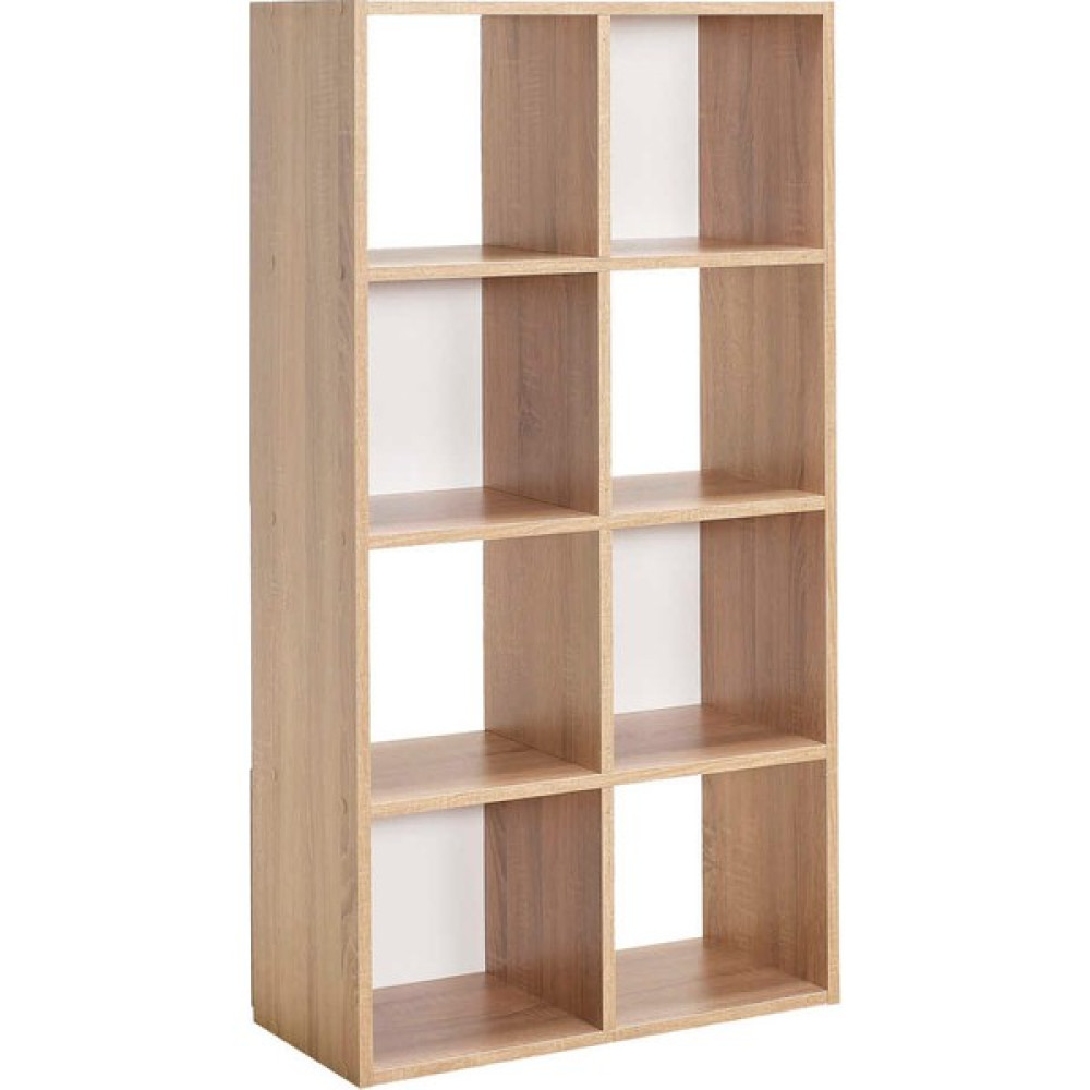 adore mobilya Vera 8 Bölmeli Kitaplık-Sonoma 61X121X30 cm (Gxyxd) - Sonoma Kitaplık Fiyatı