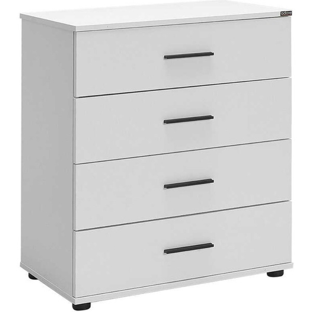 adore mobilya White 4 Çekmeceli Şifonyer - Mat Beyaz 65X78X41 cm (Gxyxd) Şifonyer Fiyatı