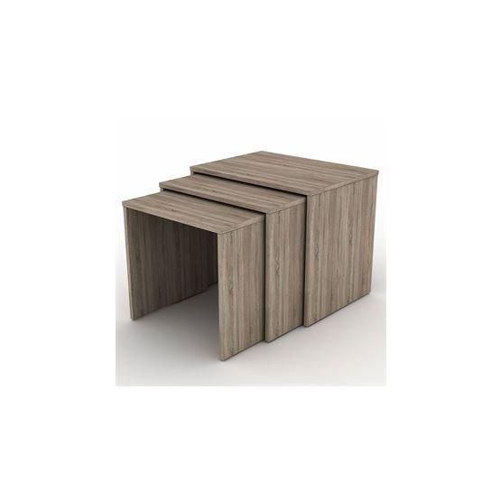 Adore Triple SHP-03-LT-1 Latte Zigon Sehpa Zigon Sehpa Fiyatı