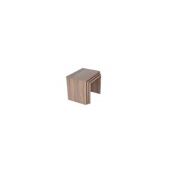 Adore Triple SHP-03-LT-1 Latte Zigon Sehpa