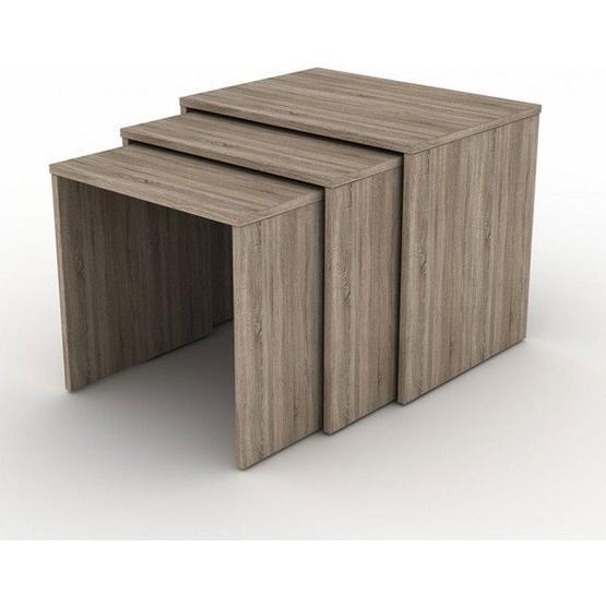 Adore Triple SHP-03-LT-1 Latte Zigon Sehpa