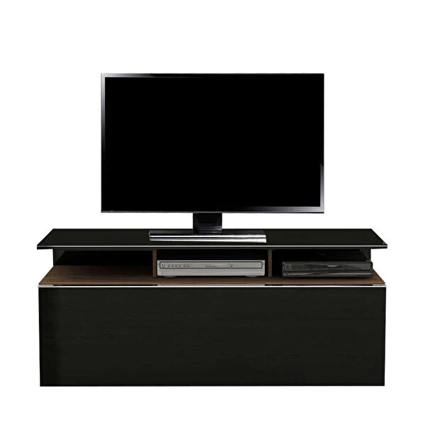 Adore Vision Tvc-529-Ns-1 Çekmeceli TV Sehpası Noce Lake Siyah Tv Ünitesi / Sehpası Fiyatı