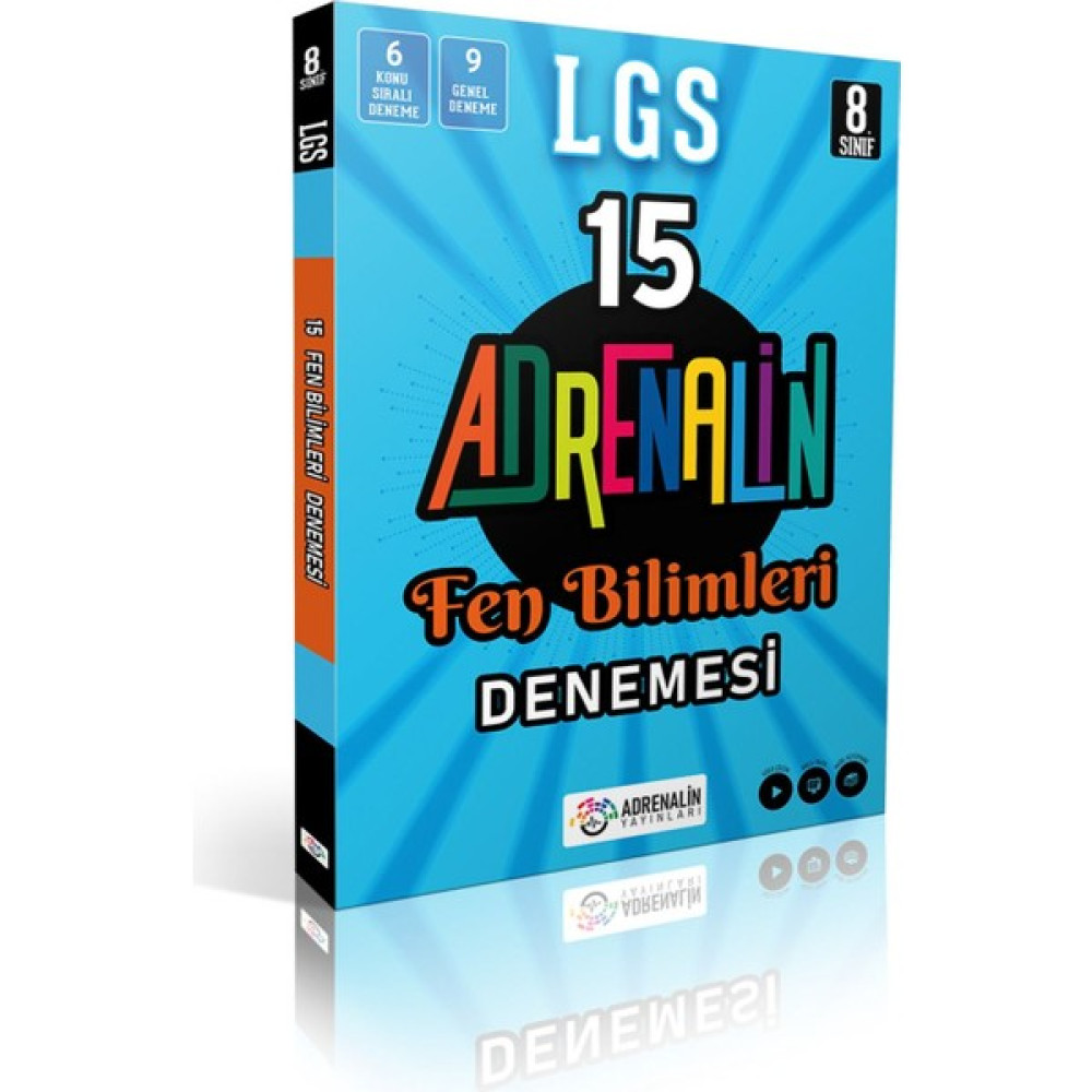 Adrenalin Yayınları 8. Sınıf Fen Bilimleri 15 Branş Deneme Ders Sınav Kitapları Fiyatı