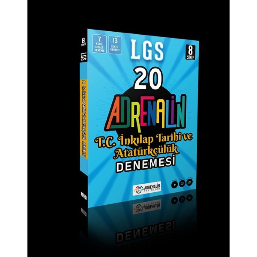 Adrenalin Yayınları 8. Sınıf Ink.tarihi 20 Branş Deneme Kaynak Kitapları Fiyatı