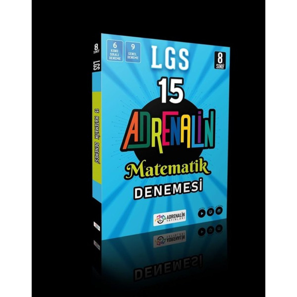 Adrenalin Yayınları 8. Sınıf Matematik 15 Branş Denemesi Kaynak Kitapları Fiyatı