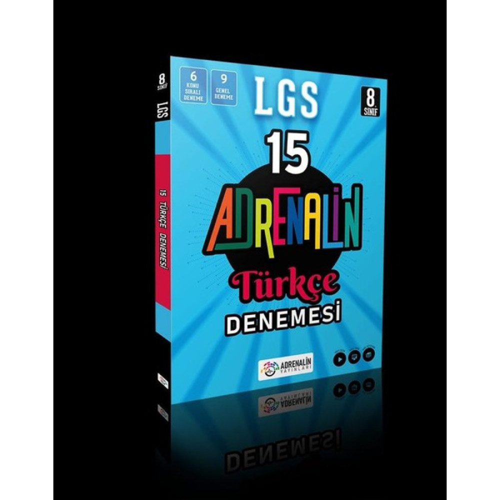Adrenalin Yayınları 8. Sınıf Türkçe 15 Branş Denemesi Kaynak Kitapları Fiyatı