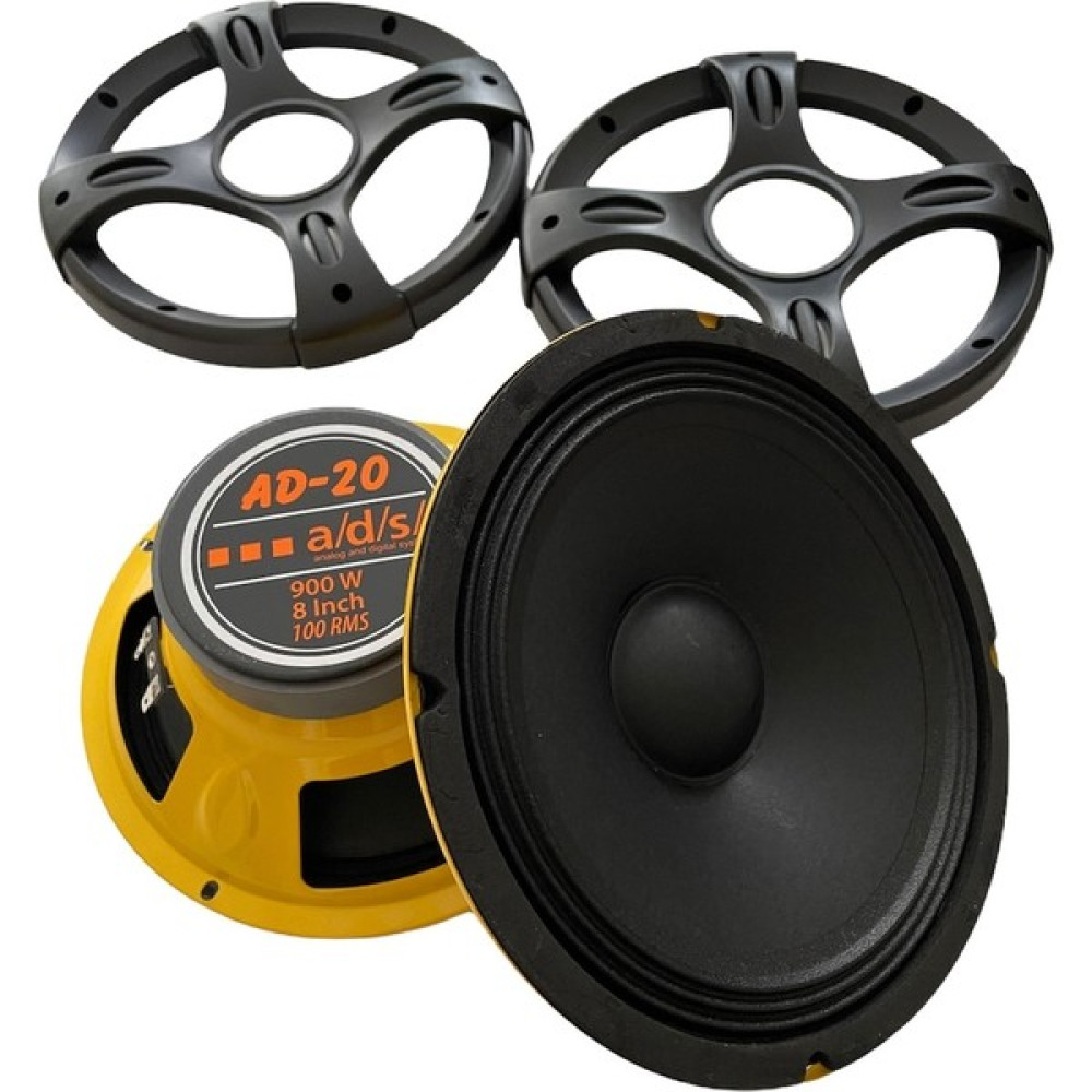 Ads Ads- 900W-20CM Profesyonel-Midrange-Anfi Uyumlu-2 Adettir Oto Hoparlörleri & SubWoofer Fiyatı