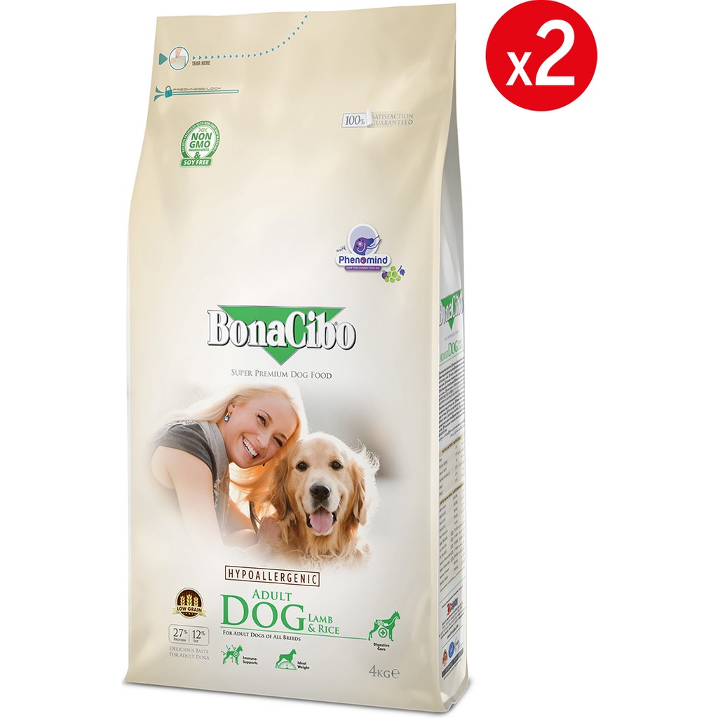 Adult Dog Kuzulu ve Pirinçli Yetişkin Köpek Maması, 4 kg x 2 Adet, Tüm Irklar Için, Doğal, Şeker Içermez Evcil Hayvan Ürünleri Fiyatı