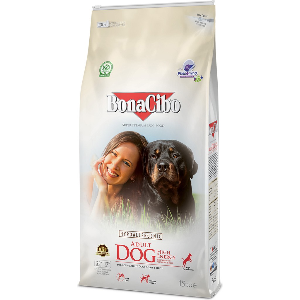 Adult Dog Yüksek Enerjili Yetişkin Köpek Maması, 15 Kg, Tüm Irklar Için, Doğal, Şekersiz Evcil Hayvan Ürünleri Fiyatı