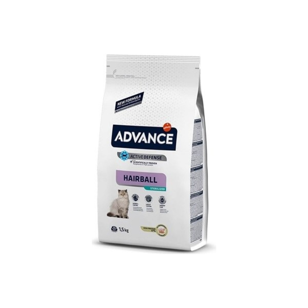 Advance Cat Sterilized Hairball Hindili Kısır Kedi Maması 1,5 kg Evcil Hayvan Ürünleri Fiyatı