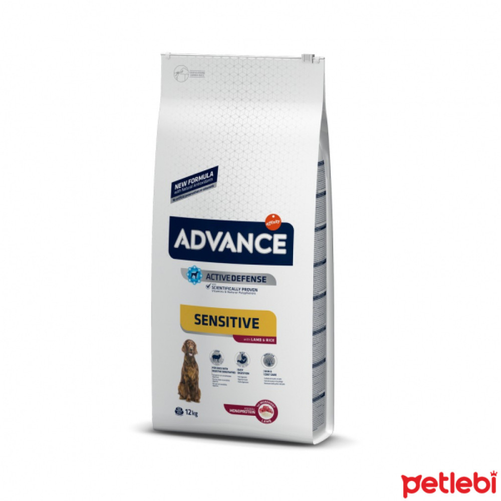 Advance Kuzu Etli ve Pirinçli Hassas Yetişkin Köpek Maması 12kg Evcil Hayvan Ürünleri Fiyatı