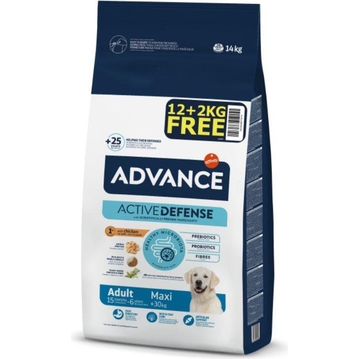Advance Maxi Adult Büyük Irk Yetişkin Köpek Maması 12 kg + 2 kg Hediyeli Evcil Hayvan Ürünleri Fiyatı