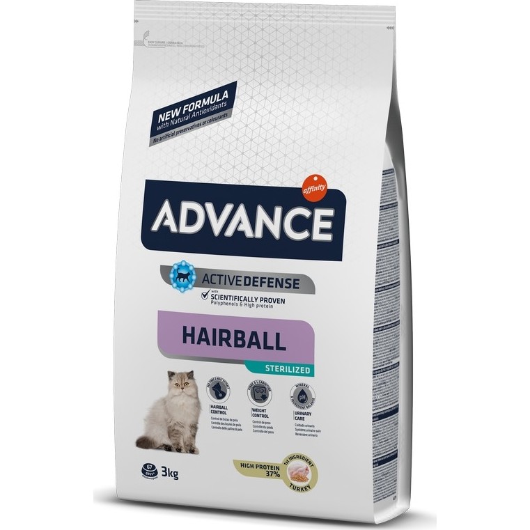 Advance Sterilized Hairball Hindili Kısırlaştırılmış Kedi Maması 3 Kg Evcil Hayvan Ürünleri Fiyatı