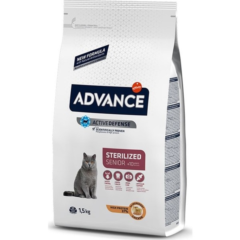 Advance Sterilized Kısırlaştırılmış Yaşlı Kedi Maması 1.5 Kg Evcil Hayvan Ürünleri Fiyatı