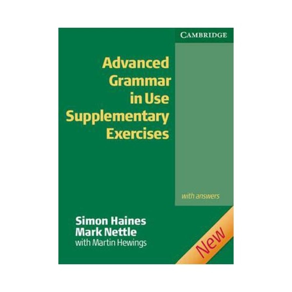 Advanced Grammar In Use Supplementary Exercises With Answers - Martin Hewings Roman Fiyatı