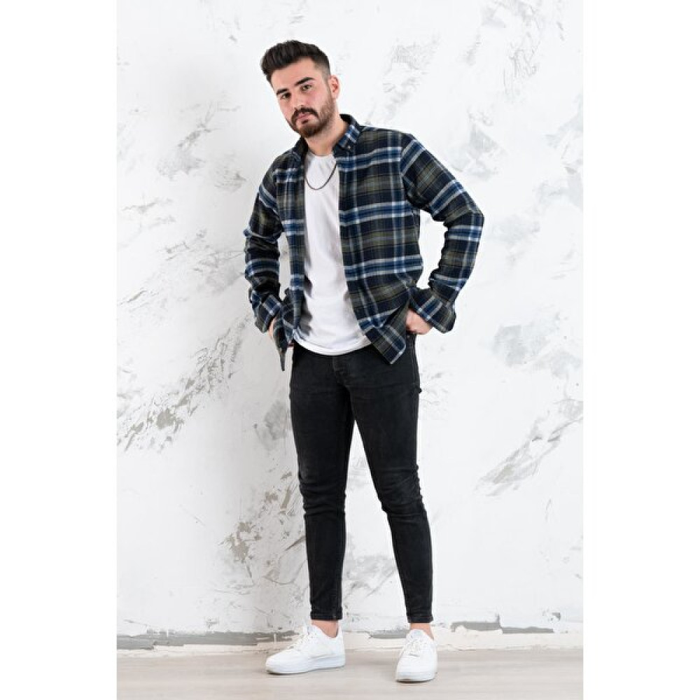 Advante Slimfit Erkek Ekoseli Oduncu Gömlek Erkek Gömlek Fiyatı