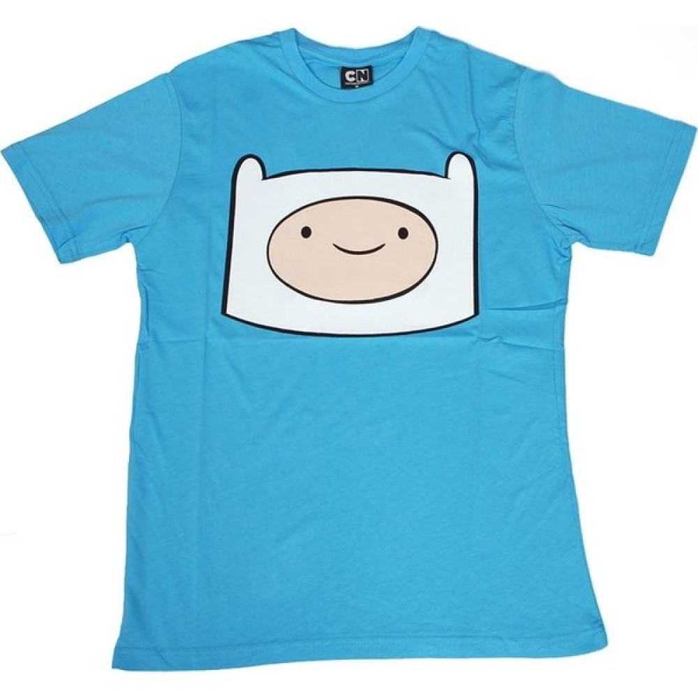 Adventure Time Finn The Human Tişört Mavi Erkek T-shirt Fiyatı