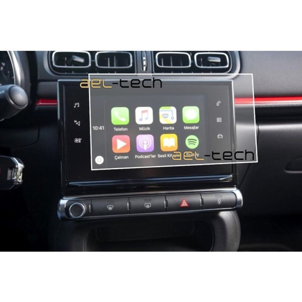 Ael-Tech Citroen C3 Aircross Navigasyon Uyumlu Nano Ekran Koruyucu Oto Görüntü Sistemleri Fiyatı