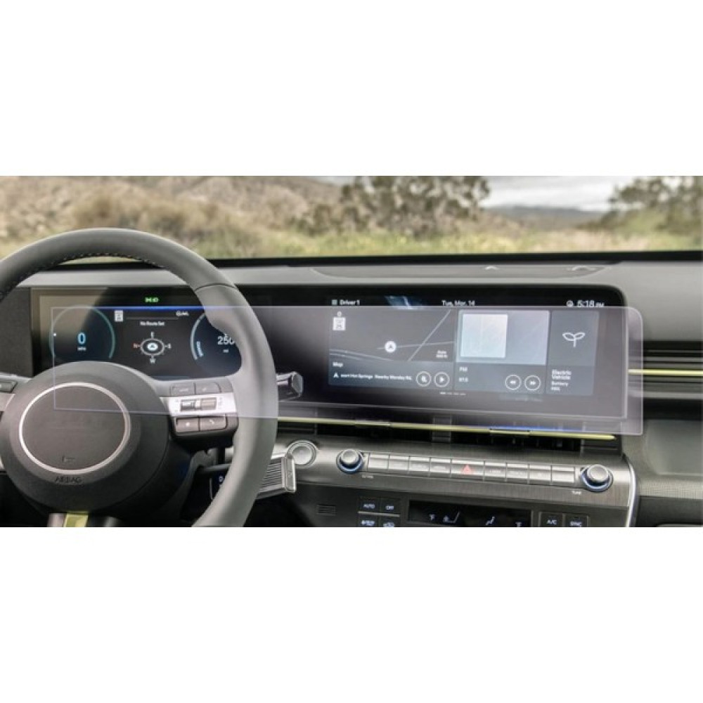 Ael-Tech Hyundai Yeni Kona 12.3inç Dijital Gösterge Navigasyon Uyumlu Nano Ekran Koruyucu 2023 Oto Görüntü Sistemleri Fiyatı