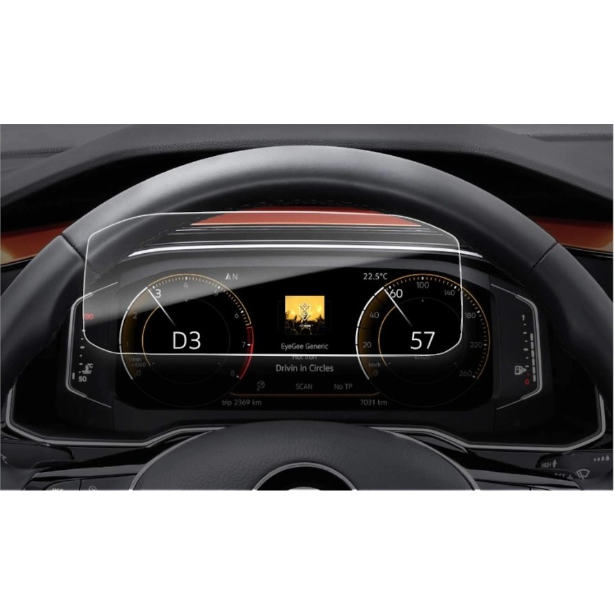 Ael-Tech Volkswagen T Roc Dijital Gösterge Panel 9h Ekran Koruyucu Diğer Fiyatı