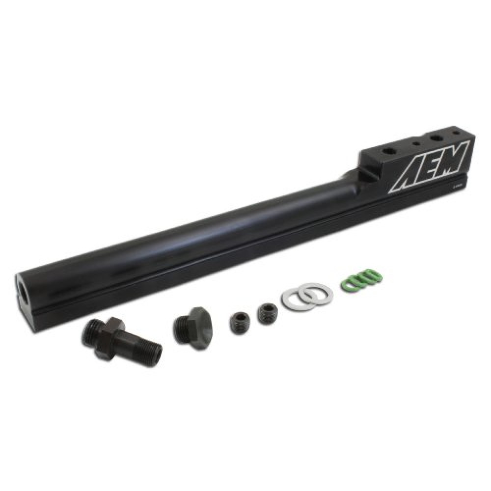 AEM 25-100BK Black High Volume Fuel Rail