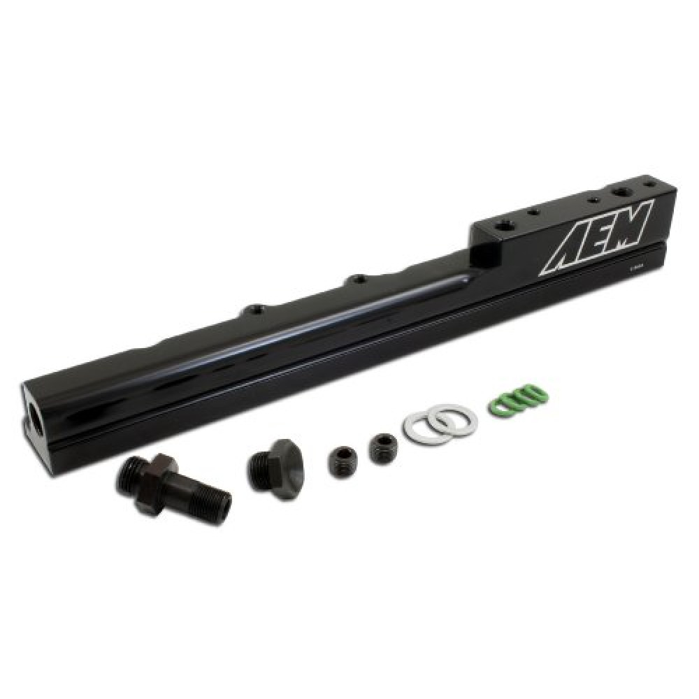 AEM 25-103BK Black High Volume Fuel Rail