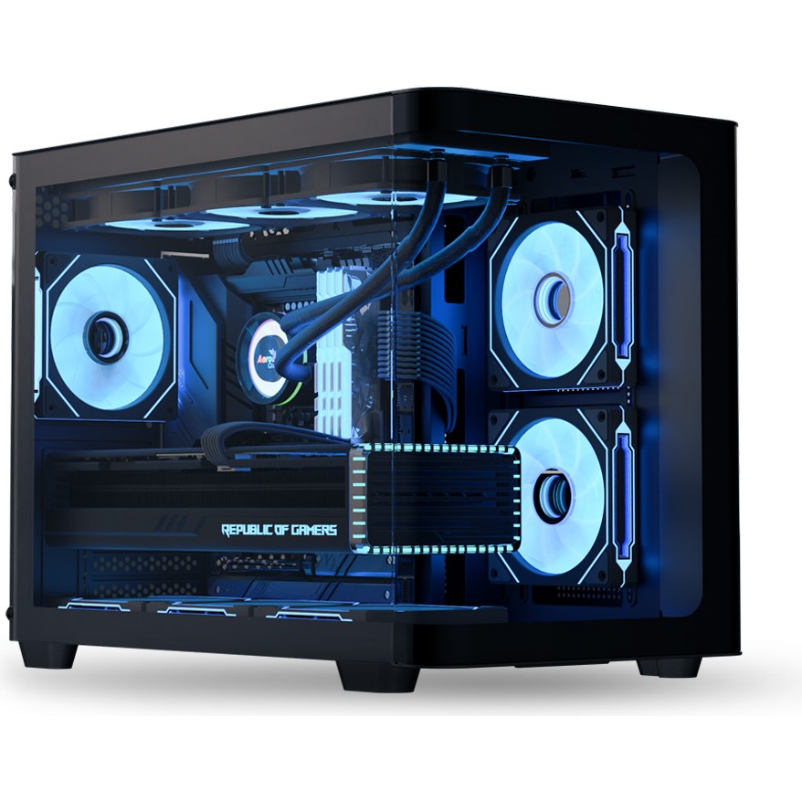 Aero Cool P300C 3X12CM Mirror A-Rgb Fanlı, Panoramik Tempered Panel, Matx Bilgisayar Kasası (AE-P300C-BK) PC Kasaları Fiyatı