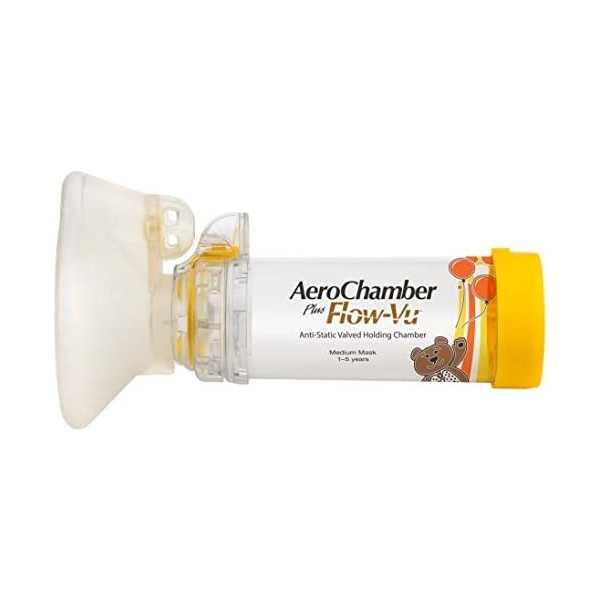 Aerochamber Plus Flow-Vu Sarı 1-5 Yaş Diğer Fiyatı