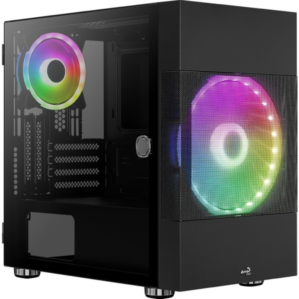 Aerocool Atomic 600W 80+ Bronze, ARGB Adreslenebilir RGB Fanlı, Dik Ekran Kartı Takılabilen, Tempered Glass Yan Panelli, USB 3.0 Bilgisayar Kasası ... PC Kasaları Fiyatı