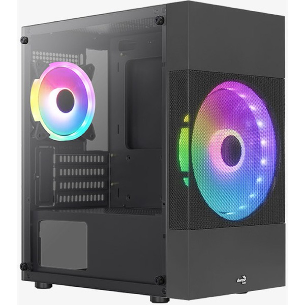 Aerocool Atomic Lite Frgb Fanlı, Mesh Tasarım Ön Panel, Tempered Glass Yan Panel, USB 3.0 Bilgisayar Kasası (Ae-Atmc-Lt) PC Kasaları Fiyatı
