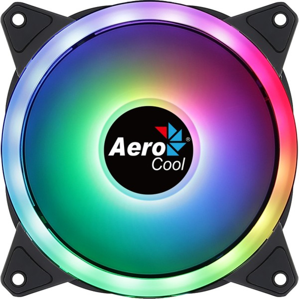 Aerocool Duo12 12cm ARGB Adreslenebilir RGB LED Fanlı - Otomatik Hız Ayarlı - PWM - Kasa Fanı (AE - CFDUO12) Soğutucular Fiyatı